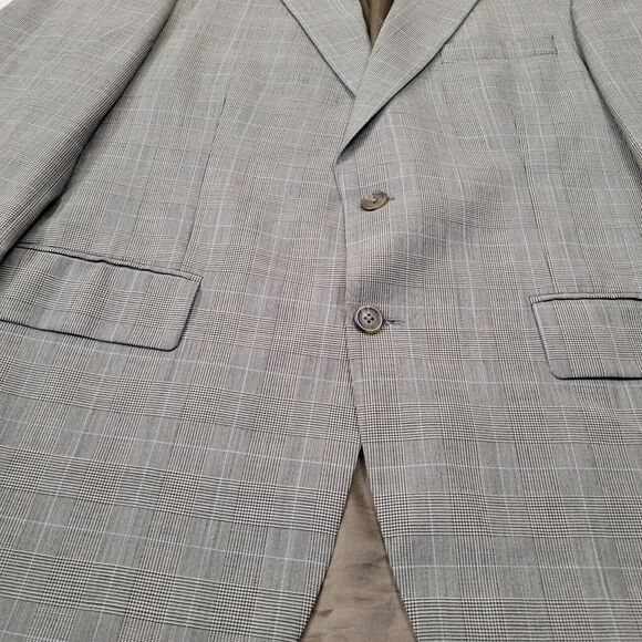 Vintage Chaps Ralph Lauren Mens 44 Two Button Blazer Wool Sport Coat Jacket - Picture 3 of 13